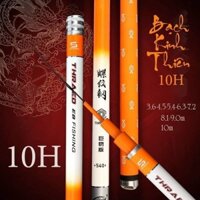 Cần Câu Tay Bạch Kinh Thiên 10H-- Cần Câu Tay Cacbon Chất Lượng Tốt + Tặng 1 Phao Đèn Câu Đêm