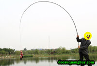 Cần câu tay carbon loại tốt 4,5m siêu nhẹ