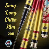 Cần câu tay, câu đơn, câu đài, song long chiến tầm 20h tặng ngọn, phao, trục, bảo hành 1 lóng - Mika fishing 54nbc6368zz