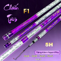 Cần Câu Tay Chiến tầm 5H F1 Chuyên câu cảm giác tặng kèm túi vải ngọn trục phao và lưỡi 565as2dghjjj