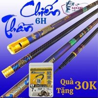 Cần câu tay Chiến Thần 5H 6H 8H  Chuyên Săn Hàng Chât Lượng Cao Phiên Bản 2025 Tải Tĩnh 4kg CT23