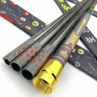 Cần câu tay Chiến Thần 8H đen cao cấp, độ cứng 8H