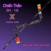 Cần Câu Tay Chiến Thần độ cứng 5H - 6H - 8H chuyên câu đơn đài bản cao cấp chính hãng săn hàng.