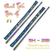 Cần Câu Tay Danh Chấn Thiên Hạ 5H-28i Bản 4200x Chuyên Câu Đài Tặng Kèm Ngọn Phụ CT59 -  ĐỒ CẦU VIỆT LONG