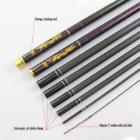 Cần Câu Tay Danh Chấn Thiên Hạ F1 - Tặng Kèm ngọn - Đủ Size 3m6 - 7m2 gạhnnzzcjj