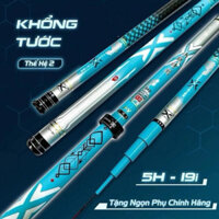 Cần Câu Tay Gama FX Khổng Tước Thế Hệ 2 5H 19i- Cần Câu Đơn, Cần Câu Đài Chuyên Đánh Tổng Hợp Cao Cấp quocfishing