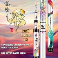 Cần Câu Tay Gama seiko Nhũ Long 5H Chuyên Câu Đơn Câu Đài Tặng Kèm Ngọn Phụ