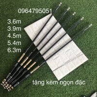 Cần câu tay GAMA SHYUX 5h dài 3m9 cần tải cá 1 đến 9kg thoải mãi