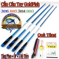 Cần câu tay GoldFish Carbon tặng kèm phụ kiện giá rẻ đủ size 3m6 4m5 5m4 6m3 chất lượng 6868 giá rẻ 9kka5rbal