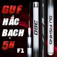 Cần câu tay GUF Hắc Bạch độ cứng 5H F1 chuyên câu đơn câu đài chất liệu carbon tổng hợp