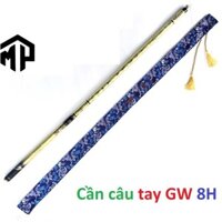 cần câu tay GW 8H dài 6m3 hàng loại 1 cần tải cá 10kg màu mạ vàng sang trọng y hình siêu giảm giá