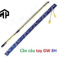 cần câu tay GW 8H dài 6m3 hàng loại 1 cần tải cá 10kg màu mạ vàng sang trọng y hình can cau 24h 8hd7dgdj