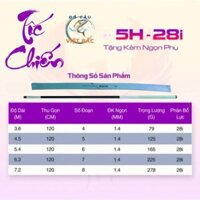 Cần câu tay Handing Tốc Chiến độ cứng 5H chuyên câu đơn đài chất liệu carbon cao cấp tặng ngọn