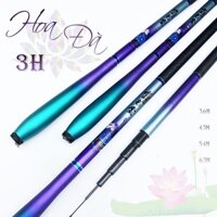 Cần câu tay HOA ĐÀ 3h - thu gọn 70cm