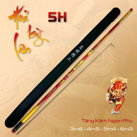 Cần Câu Tay Hỏa Kỳ Lân 5H Phân Bổ Lức 28i, Chất Liệu Carbon Xoắn Cao Cấp