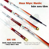 Cần Câu Tay Hoa Mực Nước Thế Hệ 2 (Bản Sưu Tầm) 6H- Cần Câu Đơn, Cần Câu Đài Đánh Tổng Hợp Cao Cấp, Chính Hãng