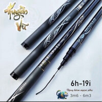 cần câu tay Huyền Vũ độ cứng 6H phân bổ lực 19i tặng kèm ngọn phụ và túi vải đựng cần hàng mớiv098jgyavjl