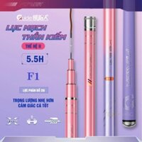 Cần Câu Tay Lục Mạch Thần Kiếm TH2 F1 5.5H phân bổ lực 28i săn hàng tặng kèm túi vải ngọn trục phao và lưỡi