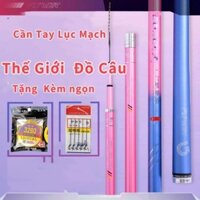 Cần  Câu Tay Lục Mạch Thân Kiếm - Thế Hệ 2- Cần Câu Đơn - Tặng  Kèm Ngọn