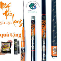 Cần Câu Tay Nhất Hắc Long 5H 19i Chuyên Câu Cảm Giác, Rô Diếc Chép, Tặng túi vải ngọn, Trục3260, Thẻo buộc Sẵn