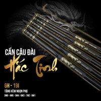 Cần câu tay săn hàng Hắc Tinh độ cứng 6H chuyên câu đơn câu đài chất liệu carbon cao cấp tặng kèm ngọn phụ 5231mnbcz