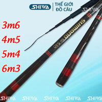 Cần Câu Tay SHIMANO 5H Carbon Cao Cấp GIÁ SIÊU RẺ Đủ size 2m7-3m6-4m5-5m4 - Cần Câu Đài , Câu Đơn Shimano - Đồ Câu SHIWA