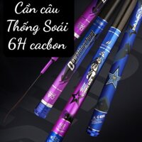 Cần câu tay Thống Soái, cần câu đài cần carbon cao cấp