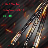 Cần câu Tay Thống Soái Thế Hệ 3 độ cứng 7h - 19i ( Kèm Đọt Phụ Và Trục 3260 )- BH 1 Năm 1 Lóng Trừ Lóng Gốc