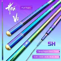 Cần Câu Tay Trung Hoá Vi 5H 28i TiTan 7 màu Tặng Túi Vải Ngọn  Trục Phao Lưỡi nhẵn silicon