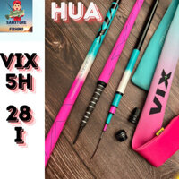 Cần câu tay VIX HUA 5H Tặng kèm ngọn chuyên đánh cảm giác rô chép đủ size