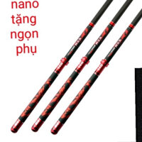 cần câu tay xích long 6H c5m4.6m3 carbon tặng ngọn phụ