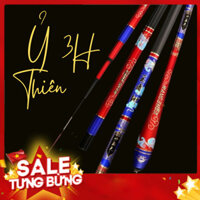Cần câu tay Ỷ THIÊN 3H chuyển gẩy rô gẩy diếc, mật độ carbon cao dẻo dai và cảm giác câu tốt - Đồ Câu DHS
