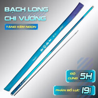 cần câu tay,cần câu đài Bạch Long Chi Vương 5H 28i chuyên rô riếc,chép, tặng kèm ngọn phụ và túi vải đựng cần