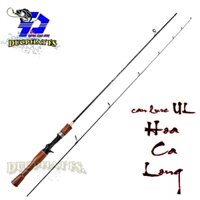 Cần Câu UL Giá Rẻ ( HOACALONG - THẾ HỆ MỚI ), Cần UL Cán Gỗ câu Lure , câu suối, cháp