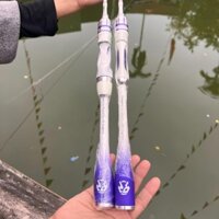 Cần câu UL Hoàng Đế Emperor predator Màu Tím trắng cao cấp dành cho máy đứng và ngang Bắt Cá Câu Cá