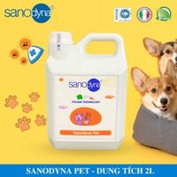 Can chiết dung dịch sát khuẩn cho thú cưng Sanodyna Pet [Dung tích 2L]