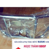 Cản chống đổ inox GD110, GN125, EN125, EN150, LA250, Husky125, YB125, Custom125,  CD 125, CD125... -NTS