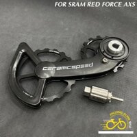 Cần củ đề (tay gạt đề) xe đạp Ceramic Speed Cho Sram Red/Force/Rival AXS 12S (Vòng bi gốm) (Đen)