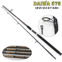 Cần Daiwa 576 có size 1m8 đến 3m chuyên đánh cá chim, cá tra, cá mè .. câu lăng xê, câu ngâm