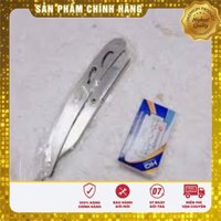 Cán dao cạo thép trắng T_D_J STAINLESS hàng đẹp tặng kèm lưỡi lam