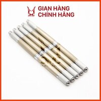 Cán dao điêu khắc lông mày phun xăm nhôm 2 đầu DCPX CMC Beauty