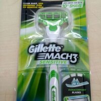 Cán Dao Gillette Mach3 (Lưỡi 3) Sensitive