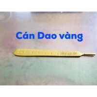 Cán Dao Mổ Số 3 Mạ Vàng (có chia vạch) loai 2 Vàng mờ