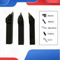Cán dao tiện ngoài lắp chip V16 Cán dao tiện máy CNC MVJNR MVJNL MVVNN thép cứng- Cơ Khí Thanh Nhã