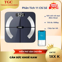 Cân Điện Sức Khỏe Điện Tử KAW, Phân Tích Chỉ Số Kết Nối Điện Thoại Qua Bluetooth