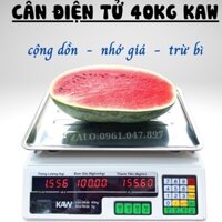 Cân điện tính tiền 40kg, Cân điện tử nhớ giá, 100% tiếng việt, Chống nước, Chống xước, Chính xác, Bảo hành chính hãng