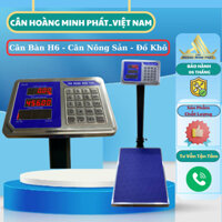 Cân điện tử 100KG 150KG 200KG 300KG H6 - Cân bàn thương hiệu CÂN HOÀNG MINH PHÁT. Cân chính xác - Phím Tiếng Việt
