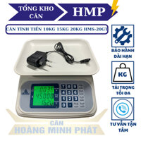 Cân điện tử 20kg 15kg 10kg tính tiền nhỏ gọn HMS-20GT. PHÍM TIẾNG VIỆT. Phù hợp cân hàng rau củ quả, đồ khô