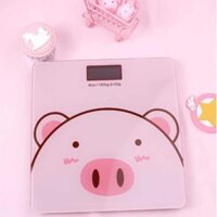 Cân điện tử ❤️FREESHIP❤️ Cân sức khỏe điện tử hình heo hồng, Cân điện tử giá rẻ