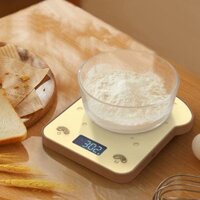 Cân điện tử bánh mì (sạc + pin) 5kg/1g